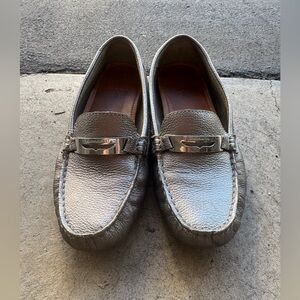 Women’s Silver Loafers